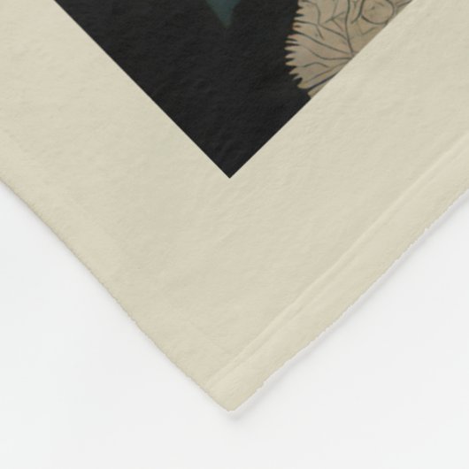 Pair of White Egrets Fleece Blanket (Ecke)