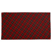 Pair Pillowcase Covers - Red Tartan (Vorderseite-Rechts)