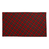 Pair Pillowcase Covers - Red Tartan (Rückseite-Links)