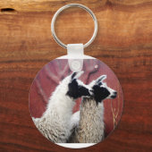 Pair von Llamas Schlüsselanhänger (Vorderseite)