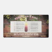 Pairing Ihrer Weintheke Schreibtischunterlage (Vorderseite)