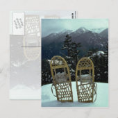 Pairing in zauberhaftem Weiß Postkarte (Vorne/Hinten)