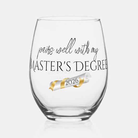 Pairs gut mit meinem Grad Weinglas Ohne Stiel (Vorderseite)