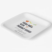 Pairs Gut mit Scheidungspapieren Dirty Martini-Par Pappteller (Gewinkelt)