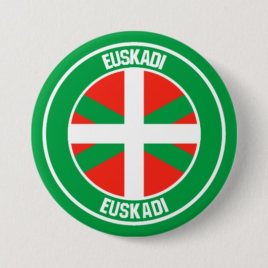 País Vasco RundEmblem Button (Vorderseite)