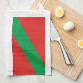 Pais Vasco (Spanien) Flagge Küchentuch (Viertel Falte)