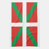 Pais Vasco (Spanien) Flagge Küchentuch (Vertikal)