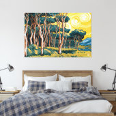 Paisagem de Bosque ao Sol Leinwanddruck (Insitu (Schlafzimmer))