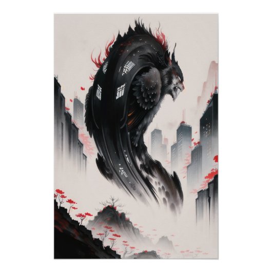 Paisagem - Kaiju Lobo Serpente Poster (Vorderseite)