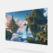 Paisaje de montañas flotantes acrylschild (Winkel)