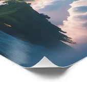 Paisaje de montañas flotantes poster (Ecke)