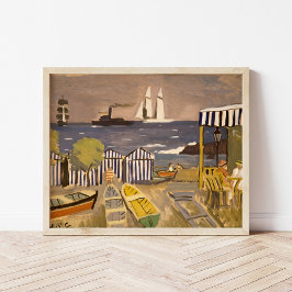 Paisaje de Playa | Joaquín Torres-García Poster