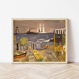 Paisaje de Playa Joaquín Torres-García Poster