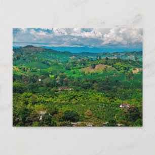 Paisaje del café postkarte