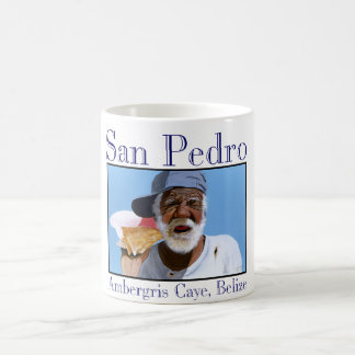 "Paisano an seinem Muscheltelefon " Kaffeetasse