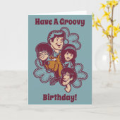 Paisely Blume Scooby-Doo und die Gruppe Karte (Gelbe Blume)