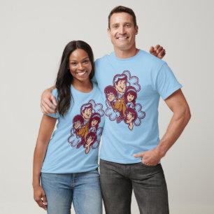 Paisely Blume Scooby-Doo und die Gruppe T-Shirt