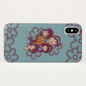 Paisely Flower Scooby-Doo and the Gang Case-Mate iPhone Hülle (Rückseite (Horizontal))