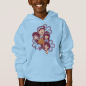 Paisely Flower Scooby-Doo and the Gang Hoodie (Vorderseite)