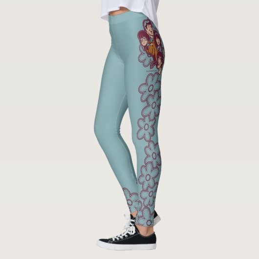 Paisely Flower Scooby-Doo and the Gang Leggings (Links)