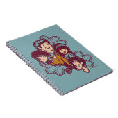 Paisely Flower Scooby-Doo and the Gang Notizblock (Rechte Seite)