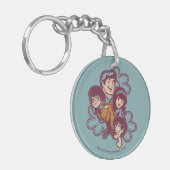 Paisely Flower Scooby-Doo and the Gang Schlüsselanhänger (Vorderseite links)