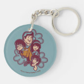 Paisely Flower Scooby-Doo and the Gang Schlüsselanhänger (Rückseite)