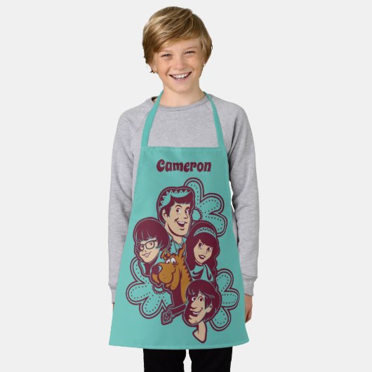 Paisely Flower Scooby-Doo and the Gang Schürze (Getragen)