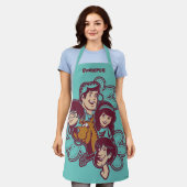 Paisely Flower Scooby-Doo and the Gang Schürze (Getragen)