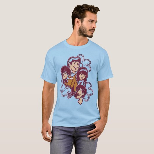 Paisely Flower Scooby-Doo and the Gang T-Shirt (Vorne ganz)