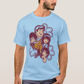 Paisely Flower Scooby-Doo and the Gang T-Shirt (Vorderseite)