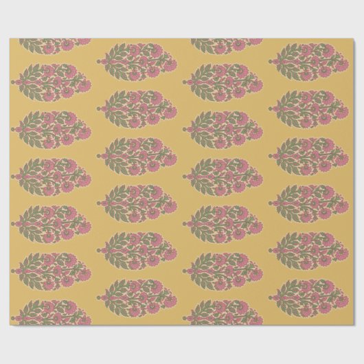 paisley 1b - Wrapping Paper Geschenkpapier (Flach)