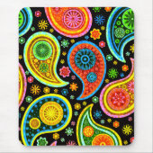 Paisley 2.0-Wurm-Tones Mousepad (Vorne)