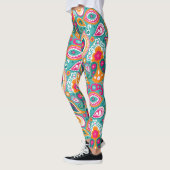 Paisley 70er 60er Boho Retro Leggings (Links)