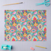 Paisley 70er 60er Boho Retro Seidenpapier (Basteln)