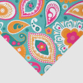 Paisley 70er 60er Boho Retro Seidenpapier (Detail)