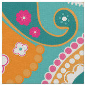 Paisley 70er 60er Boho Retro Stoff (Nahaufnahme)