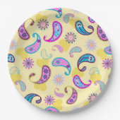 Paisley 90 pappteller (Vorderseite)