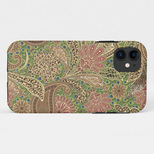 Paisley Animal Print Case-Mate iPhone Hülle (Rückseite (Horizontal))