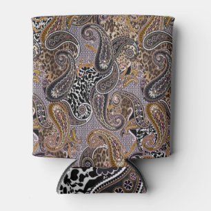 Paisley Animal Skin Fashion Print Dosenkühler