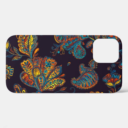 Paisley Aquarell: Blumenmuster Case-Mate iPhone Hülle (Rückseite (Horizontal))