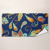 Paisley Aquarell Blumenmuster Fliesen: Blume, f Badehandtuch (Badehandtuch)