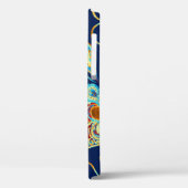 Paisley Aquarell Blumenmuster Fliesen: Blume, f Case-Mate iPhone Hülle (Rückseite / Links)