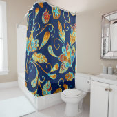 Paisley Aquarell Blumenmuster Fliesen: Blume, f Duschvorhang (Beispiel)