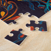 Paisley Aquarell: Blumenmuster Puzzle (Seite)