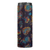 Paisley Aquarell: Blumenmuster Thermosbecher (Rückseite)