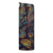Paisley Aquarell: Blumenmuster Thermosbecher (Nach rechts gedreht)