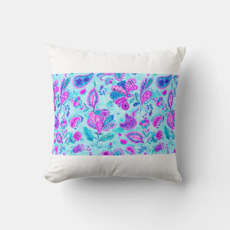 Paisley Aquarellmuster Fliese: Blume, f Kissen