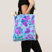 Paisley Aquarellmuster Fliese: Blume, f Tasche (Von Nahem)