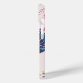 Paisley Art, Blue und Lila Graphic Case-Mate iPhone Hülle (Rückseite / Links)